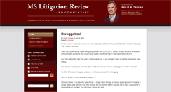 Desktop Screenshot of mslitigationreview.com