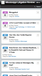 Mobile Screenshot of mslitigationreview.com