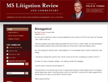 Tablet Screenshot of mslitigationreview.com